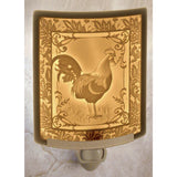 Porcelain Garden “Rooster” Night Light