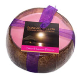 Bungalow Glow "Sweet Hawaiian Plumeria" Coconut Shell Soy Candle