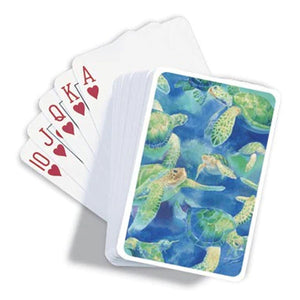 Swimming Honu (Sea Turtle) Playing Cards