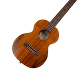 Kamaka Tenor Koa Ukulele with Saddle Volume Control and Ukulele Case - Polynesian Cultural Center