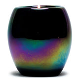 "Titanium Glow" Glass Candle- Patchouli and Bergamot Scents