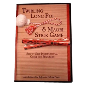 Twirling Long Poi & Maori Stick Game Instruction DVD