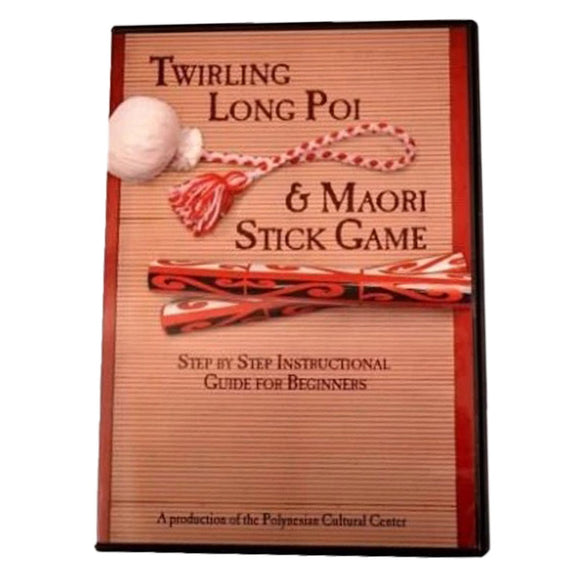 Twirling Long Poi & Maori Stick Game Instruction DVD