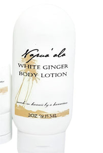 Napua' ala  White Ginger Body Lotion- 2 oz.