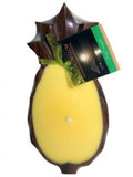 Bungalow Glow ''Coconut Volcano'' Pineapple-shaped Candle 