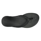 Olukai Women's "Ho'opio" Sandals- Onyx on Onyx