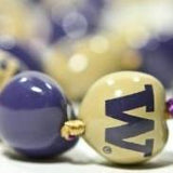 University of Washington Huskies Kukui Nut Lei- Close up