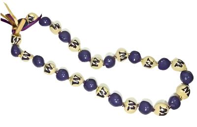 University of Washington Huskies Kukui Nut Lei 