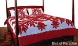 Custom Hawaiian Quilt Bedspreads -  Single/Twin (71"x101") - Polynesian Cultural Center