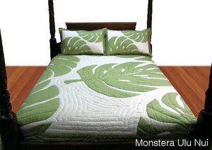 Custom Island-Inspired Quilt Bedspreads -  Single/Twin (71"x101") - Polynesian Cultural Center