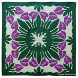 Custom Hawaiian Quilt Wall Hanging 42x42 - Polynesian Cultural Center