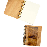 Koa Kards Koa Wood Spiral Notebook- 50 Pages