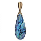 Ariki 22K Gold and Paua Teardrop Pendant