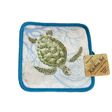 Honu Voyage Cotton Twill Potholder