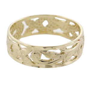 14K Gold Cutout "Kaipo" Ring 