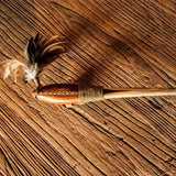 Traditional "Ihe" (Hawaiian Short Spear) Weapon Closeup on Handle