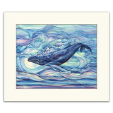 "Mystic Blue" Matted Print by Colleen Wilcox- 11"x14"