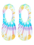 Living Royal Pastel "Tie Dye" No-Show Liner Socks