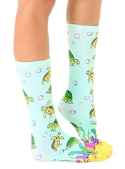 Living Royal "Sea Turtle" Crew Socks