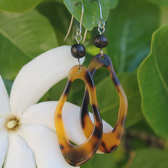 ER Tortoise Shell Acrylic Drop - Polynesian Cultural Center