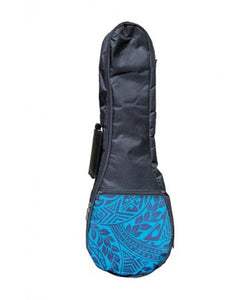 Kala "Tribal Ocean Blue" Ukulele Gig Bag - Concert Size