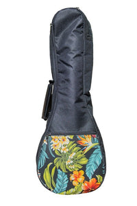 Floral Print Soprano Ukulele Gig Bag