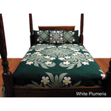 Hand-sewn, Island-inspired Quilted Bedspread - California King 120"x120" - Polynesian Cultural Center