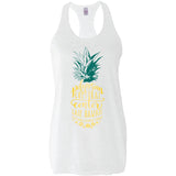 White Polynesian Cultural Center Women's "Pineapple Bliss" Racerback Tank- White