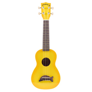 Makala Dolphin Soprano Ukulele - Yellow Burst 