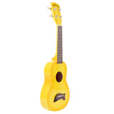 Makala Dolphin Soprano Ukulele - Yellow Burst 