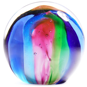 "Northern Lights" Glass Paperweight 